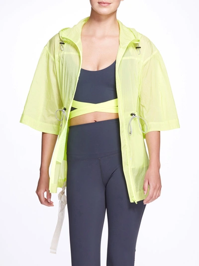 Shop Marchesa Naomi Jacket In Neon Yellow