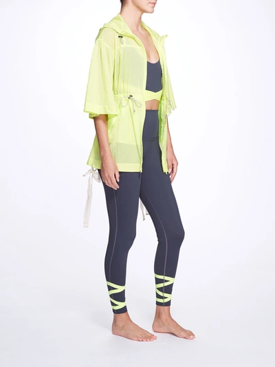 Shop Marchesa Naomi Jacket In Neon Yellow