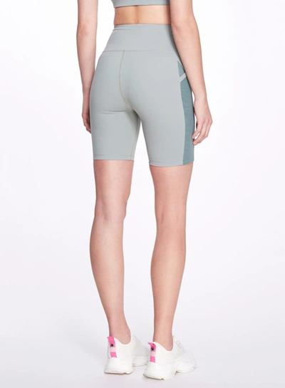 Shop Marchesa Olivia Short In Sage