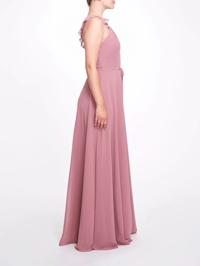 Shop Marchesa Pavia In Mauve