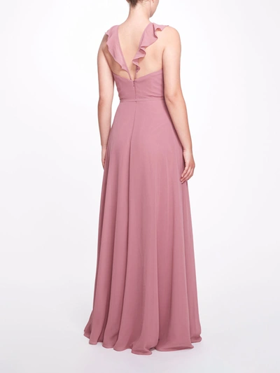 Shop Marchesa Pavia In Mauve