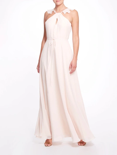 Shop Marchesa Pavia In Pale Blush