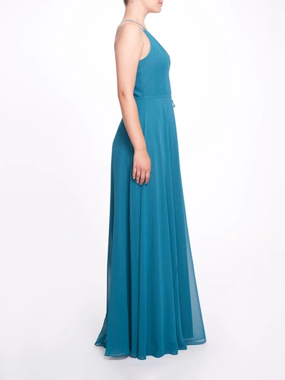 Shop Marchesa Pescara In Emerald