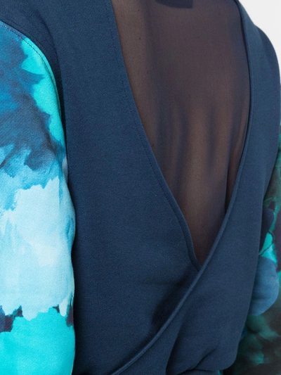Marchesa Wilma Sweatshirt Printed In Navy Multi