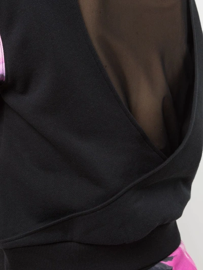 Marchesa Wilma Sweatshirt Printed In Raspberry Multi