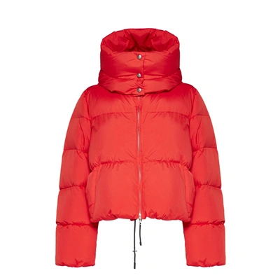 Shop Sportmax Marica Down Jacket In Red