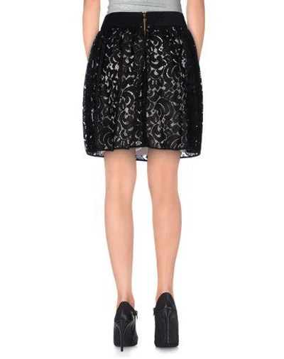 Shop Milly Mini Skirt In Black