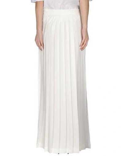 Shop Marco Bologna Maxi Skirts In White