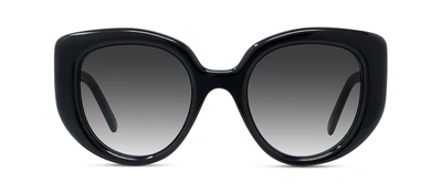 Shop Loewe Lw40100i 01b Butterfly Sunglasses In Grey