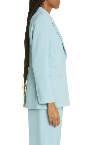 Shop Aknvas Taylor Single Button Jacket In Sky