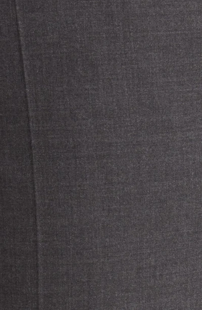 Hugo Boss Tiluna Stretch Wool Slim Fit Trousers In Charcoal