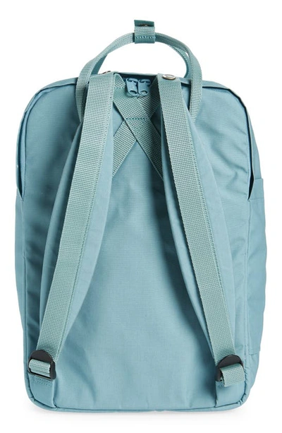 Shop Fjall Raven Kånken 15-inch Laptop Backpack In Sky Blue