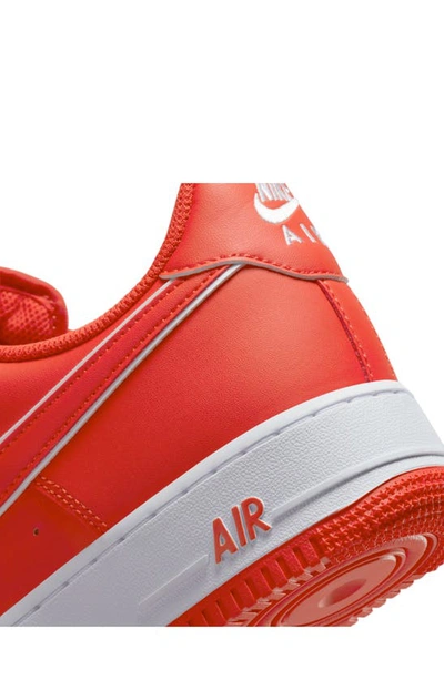 Shop Nike Air Force 1 '07 Sneaker In Picante Red/ White
