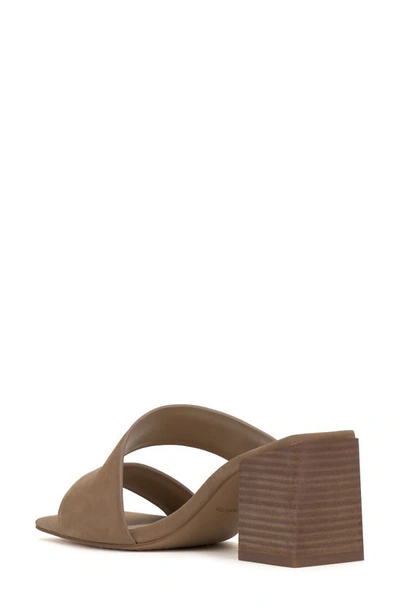Jinani Asymmetrical Block-heel City Sandals In Tortilla