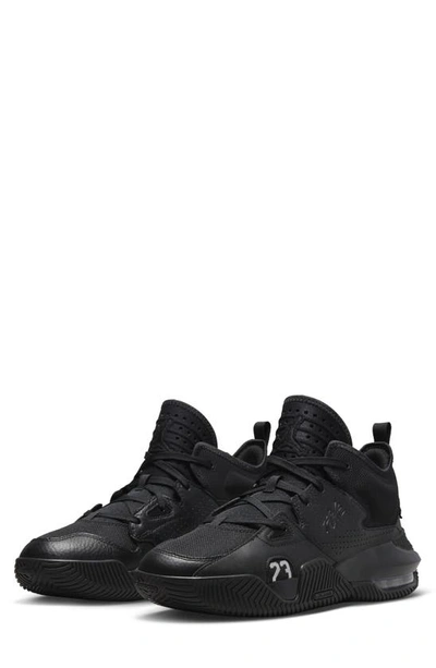 Shop Jordan Stay Loyal 2 Sneaker In Black/ Metallic Silver/ White