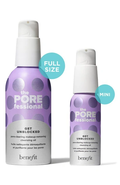 Benefit Cosmetics The Porefessional Get Unblocked Makeup Removing Cleansing Oil In Mini