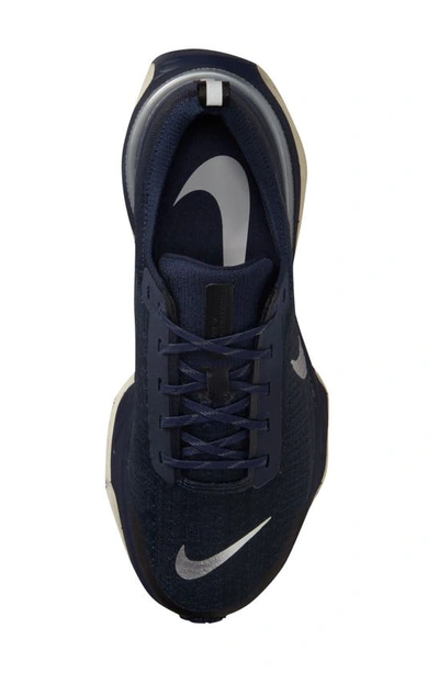 Shop Nike Zoomx Invincible Run 3 Running Shoe In College Navy/ Metallic Silver