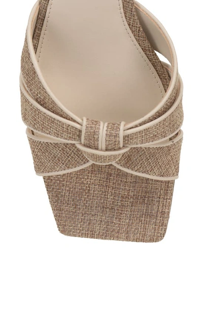 Shop Vince Camuto Selarin Knotted Slide Sandal In Natural Multi