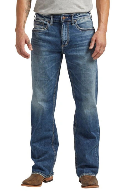 Shop Silver Jeans Co. Zac Relaxed Fit Straight Leg Jeans In Indigo