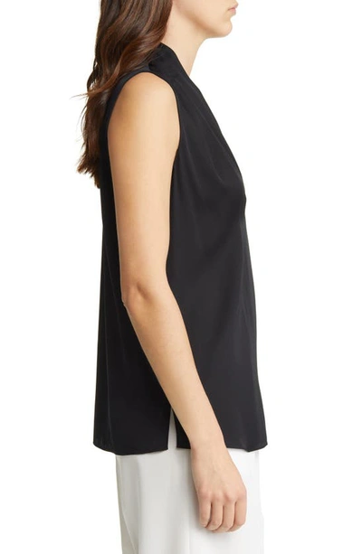 Kobi Halperin Mila Sleeveless Silk-blend Blouse In Black