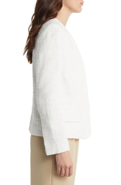 Shop Kobi Halperin Elle Tweed Jacket In White
