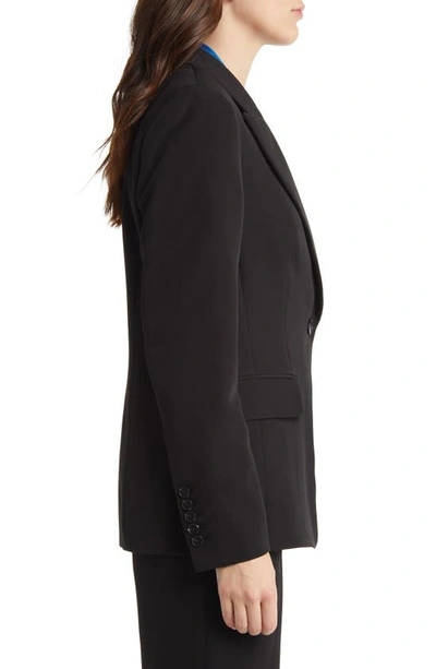 Kobi Halperin Jordi Single-button Twill Jacket In Black