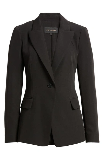 Kobi Halperin Jordi Single-button Twill Jacket In Black