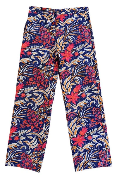 Shop Tsau Blue Ivy Sequin Trousers