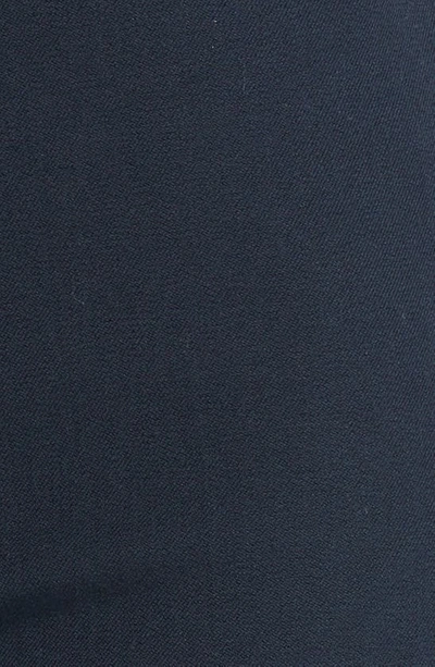 Frame Le Crop Mini Boot Cotton-blend Twill Kick-flare Pants In Navy