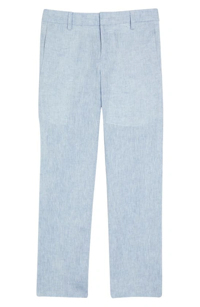 Shop Tallia Kids' Linen & Cotton Pants In Light Blue