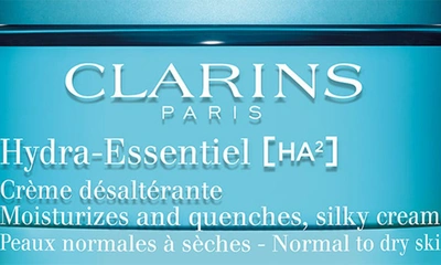 Shop Clarins Hydra-essentiel Silky Moisturizer With Double Hyaluronic Acid, 1.6 oz
