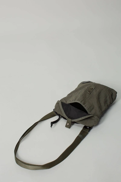 Shop C.p. Company Nylon B Shoulder Pack, Bronze Green