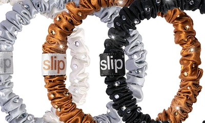Slip Disco Pure Silk Skinny Scrunchie Set