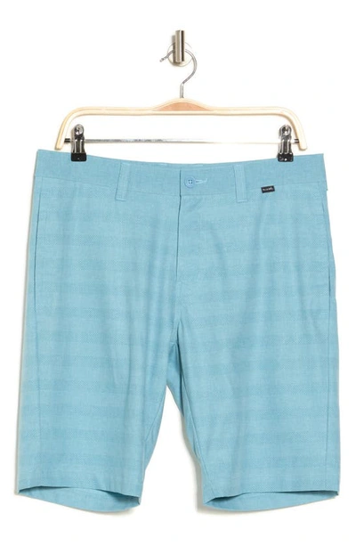 Shop Travismathew Lake Powell Stretch Shorts In Heather Delphinium