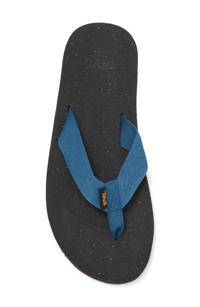 Shop Teva Reflip Flip Flop In  Textural Blue