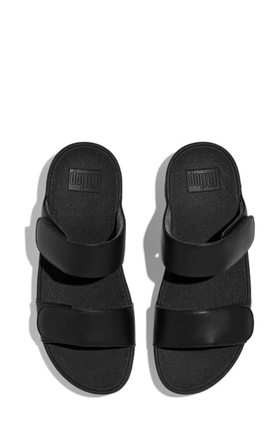 Shop Fitflop Lulu Slide Sandal In All Black