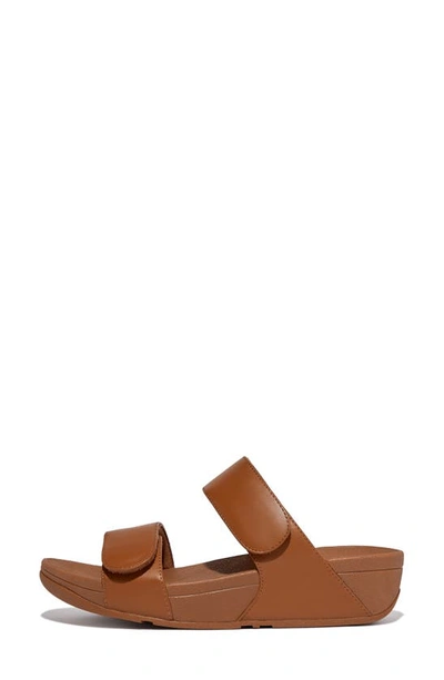 Fitflop Lulu Slide Sandal In Light Tan