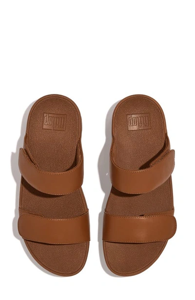 Fitflop Lulu Slide Sandal In Light Tan