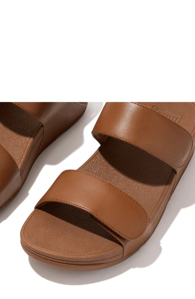 Fitflop Lulu Slide Sandal In Light Tan