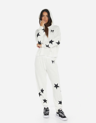 Lauren Moshi Cambry Rock Star Butterfly In Faded White
