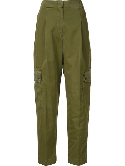 Givenchy Cargo Trousers In Green
