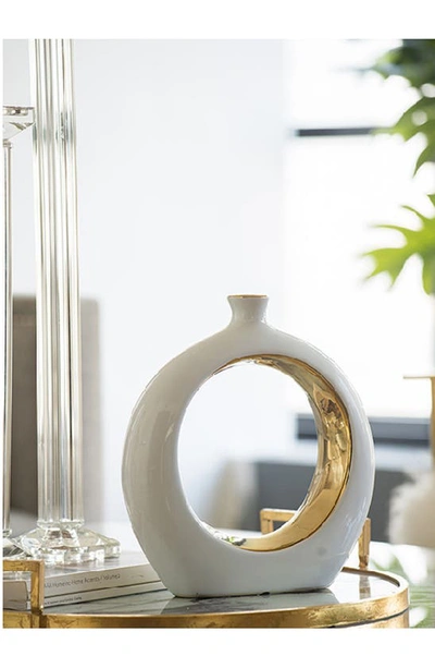 R16 Home Decorative Ceramic Vase In Multi