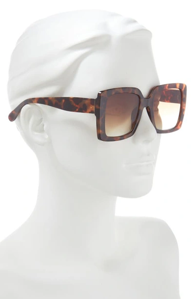 Bp. Oversize Classic Square Sunglasses In Tortoise