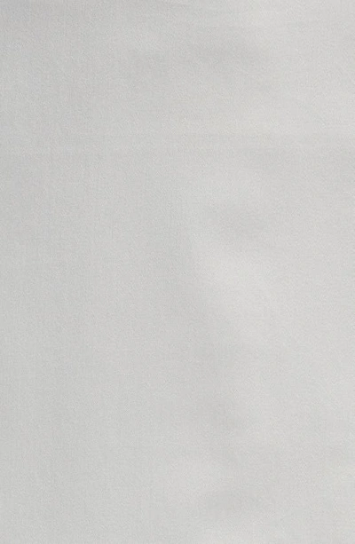 Matouk Nocturne 600 Thread Count Flat Sheet In Silver