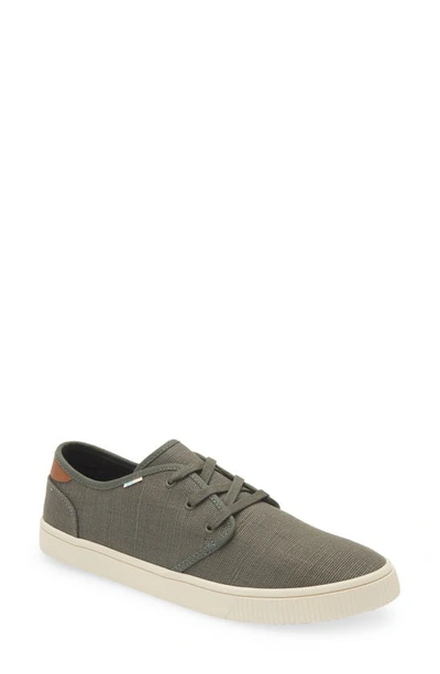 Shop Toms Carlo Sneaker In Medium Green