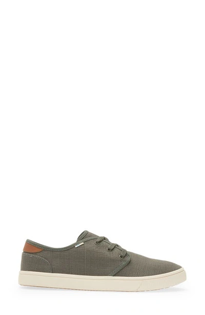 Shop Toms Carlo Sneaker In Medium Green