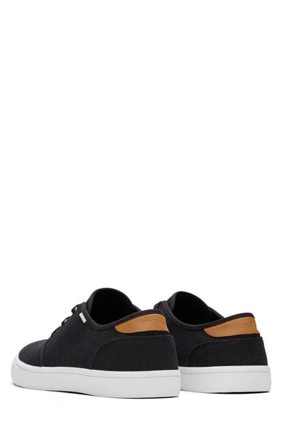 Toms Carlo Sneaker In Black/ Tan