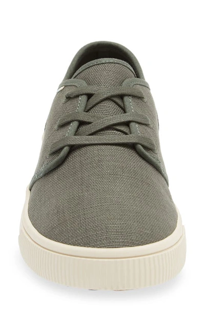 Shop Toms Carlo Sneaker In Medium Green