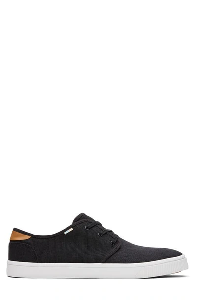 Toms Carlo Sneaker In Black/ Tan
