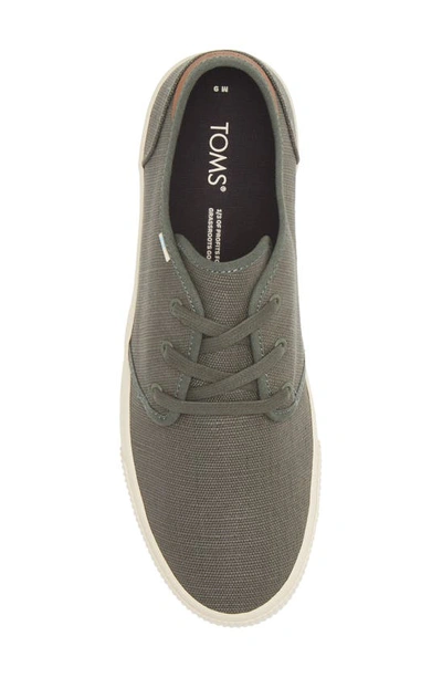 Shop Toms Carlo Sneaker In Medium Green